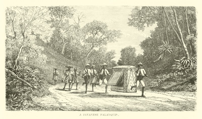 Jávský Palanquin od English School