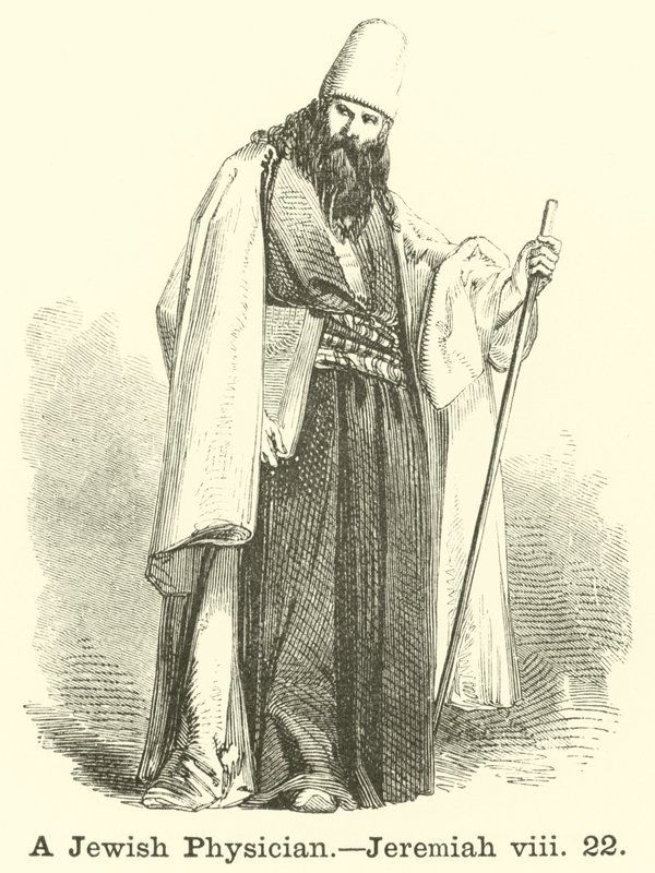 Židovský lékař, Jeremiáš, viii, 22 od English School
