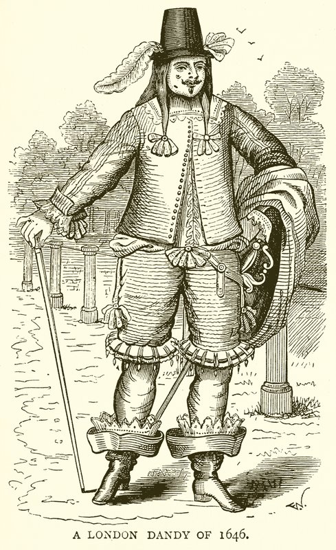 Londýnský Dandy z roku 1646 od English School
