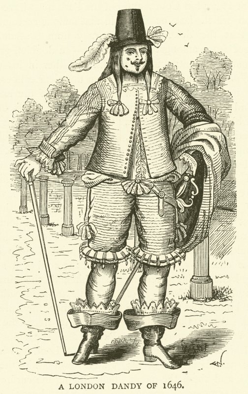 Londýnský Dandy z roku 1646 od English School