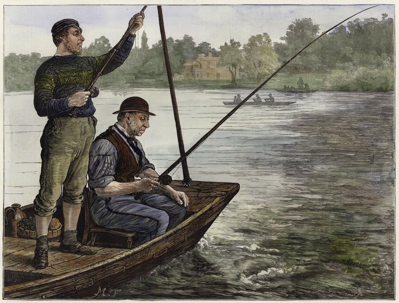 Člen rybářského klubu Thames od English School