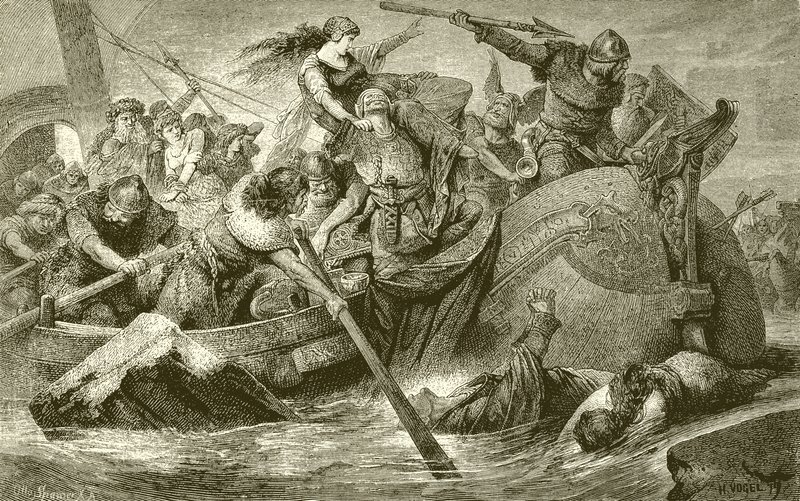Drancující výprava Vikingů od English School
