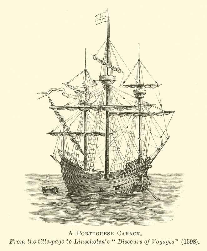 Portugalský Carrack od English School