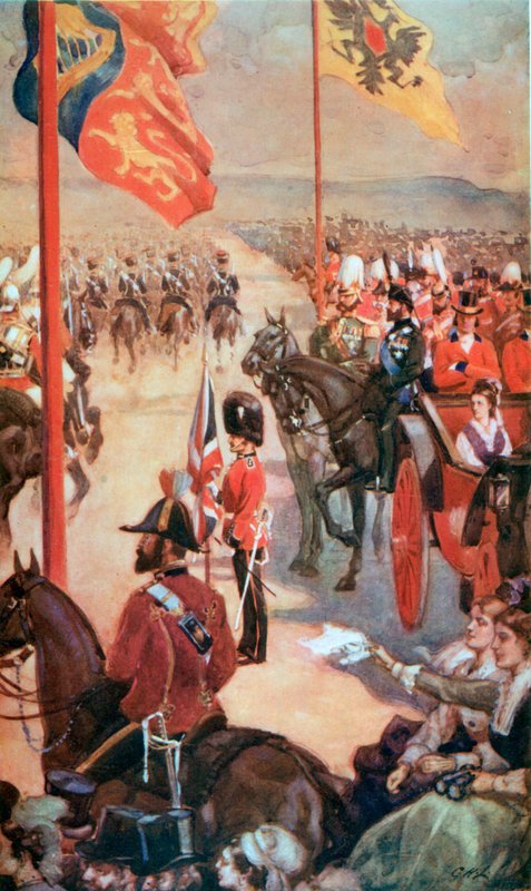 Recenze na Aldershot, květen 1874 od English School