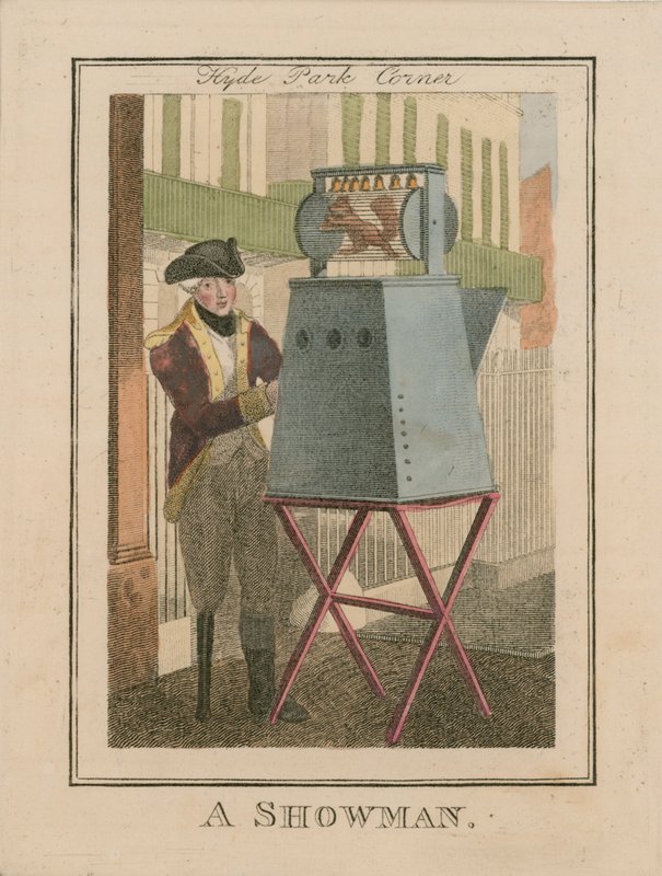 Showman, Hyde Park Corner od English School