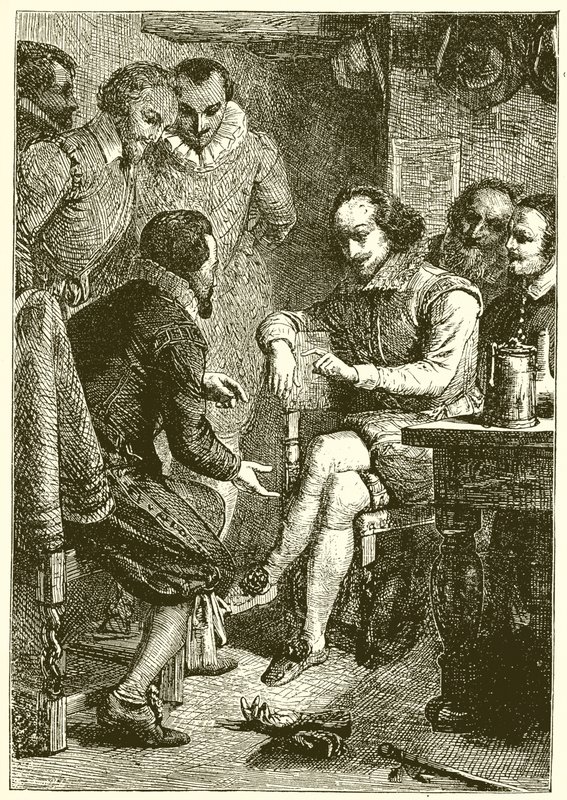 Vtipný souboj mezi Shakespearem a Benem Jonsonem od English School
