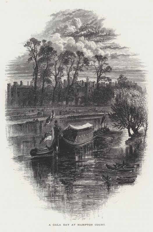 Slavnostní den v Hampton Court, Richmond upon Thames od English School