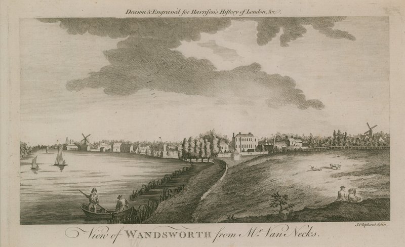 Pohled na Wandsworth od pana Van Neckse od English School