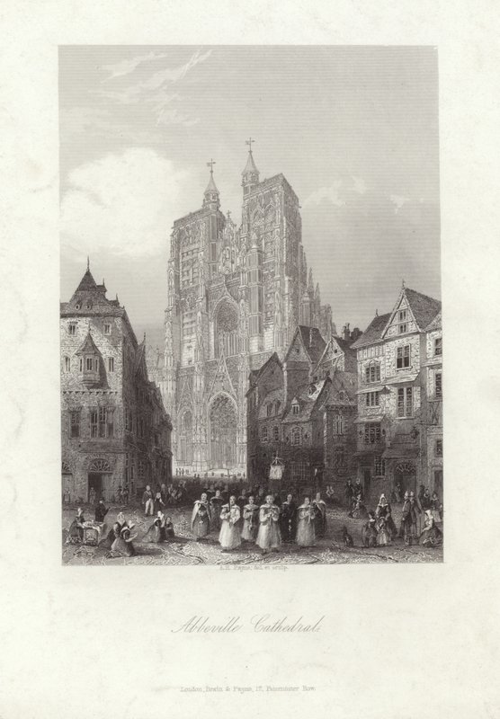 Katedrála Abbeville od English School
