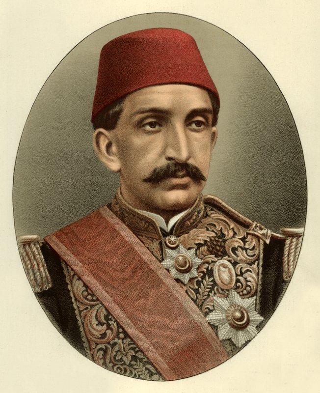 Abdul Hamid II, sultán Turecka od English School
