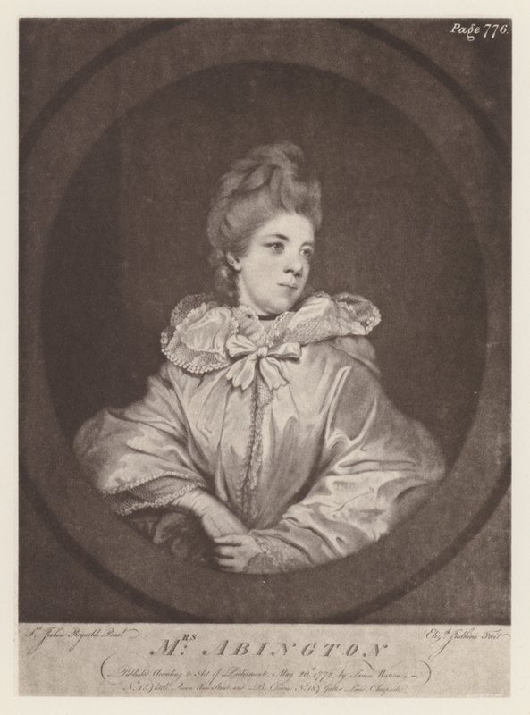 Abington, paní Frances (litho) od English School