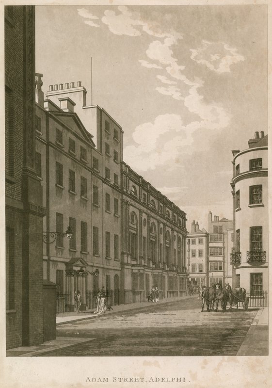 Adam Street, Adelphi, Londýn od English School