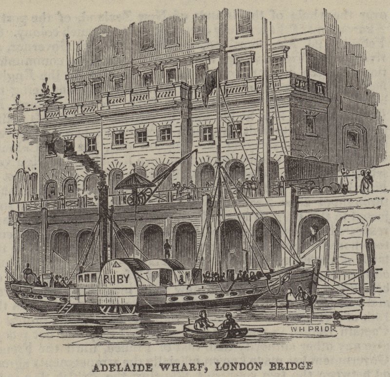 Adelaide Wharf, London Bridge od English School