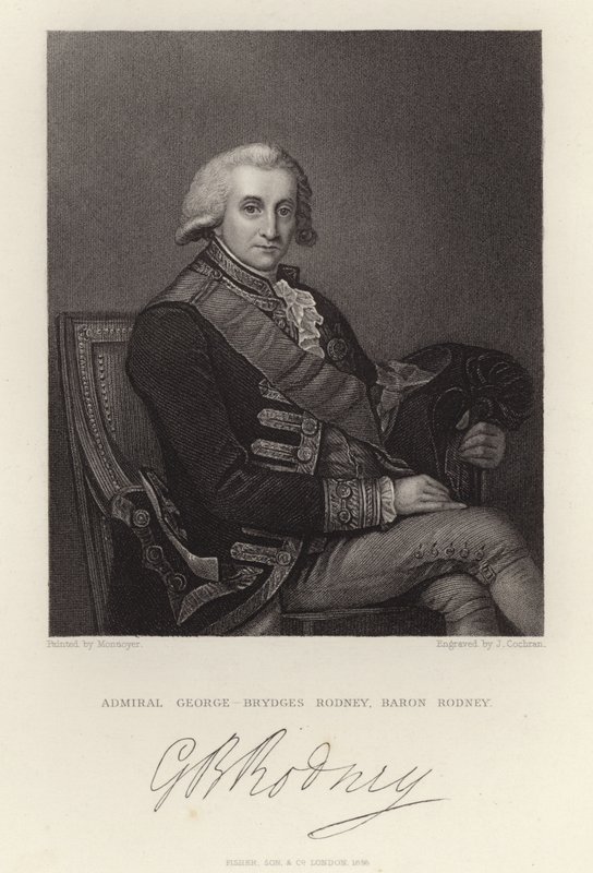 Admirál George Brydges Rodney od English School