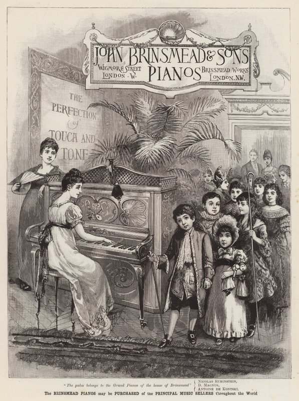 Reklama, Brinsmead Pianos od English School
