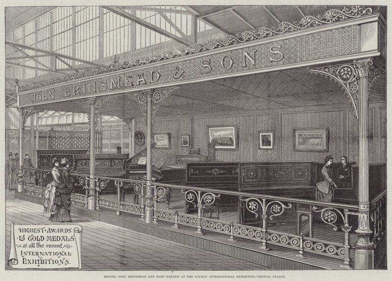 Reklama, John Brinsmead and Sons (rytina) od English School