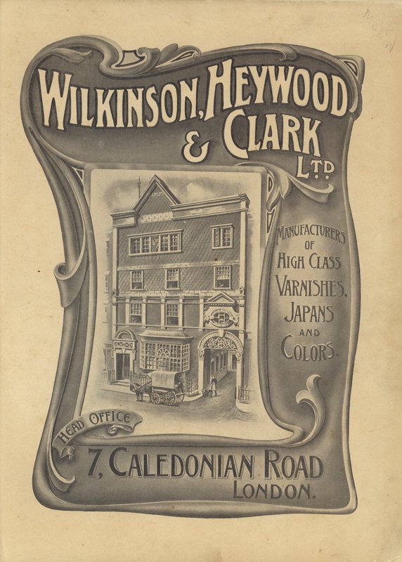 Reklama pro Wilkinson, Heywood & Clark Ltd (litho) od English School