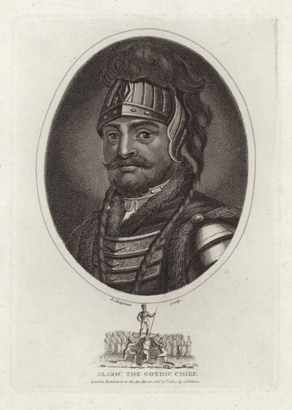 Alaric gotický náčelník od English School