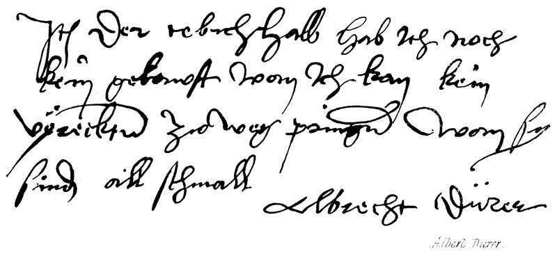 Albert Durer od English School