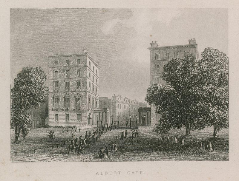 Albert Gate, Kensington Park, Londýn od English School