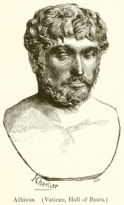Albinus. (Vatikán, Bustová síň) od English School