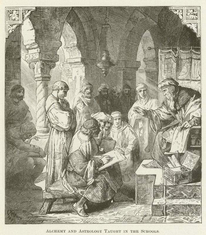 Alchymie a astrologie vyučované ve školách od English School