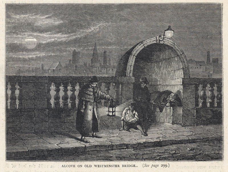 Výklenek na Westminster Bridge od English School