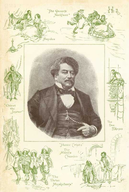 Alexandre Dumas, autor knihy Hrabě Monte Cristo od English School