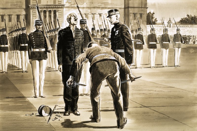 Alfred Dreyfus, vězeň na Ďáblově ostrově od English School