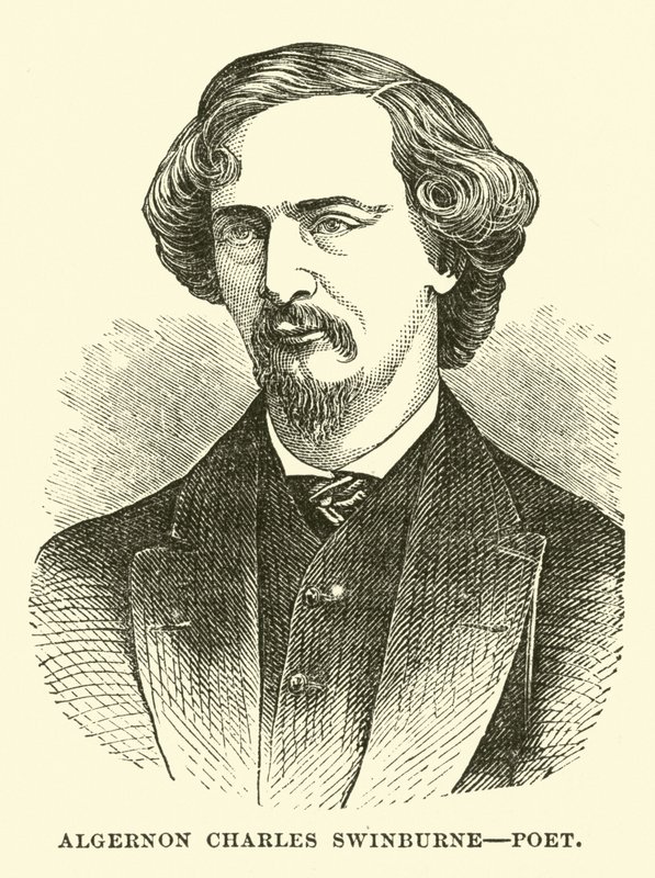 Algernon Charles Swinburne, básník od English School