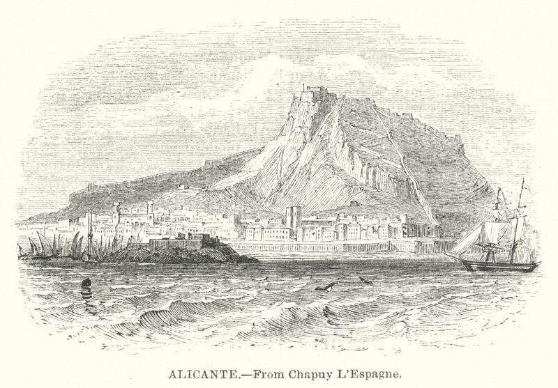 Alicante (rytina) od English School