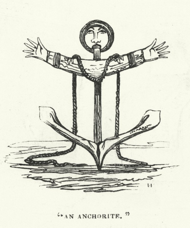 Anchorite (rytina) od English School