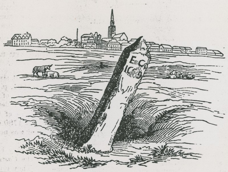 Lukostřelecká značka z roku 1679 od English School