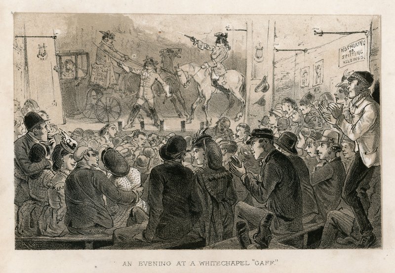 Večer ve Whitechapel Gaff. Dicka Turpina od English School