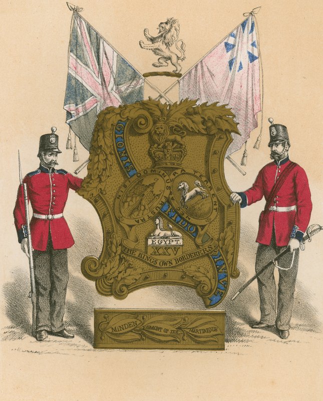 Starobylý odznak 25. královské gardy (King