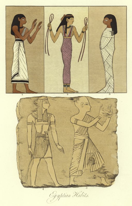 Starověké egyptské kostýmy od English School