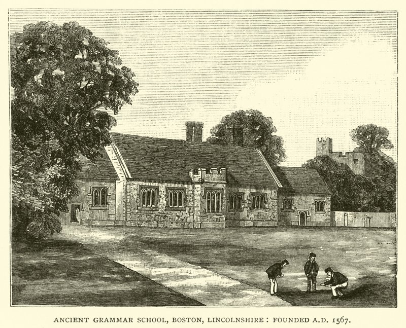 Ancient Grammar School, Boston, Lincolnshire, založena AD 1567 od English School