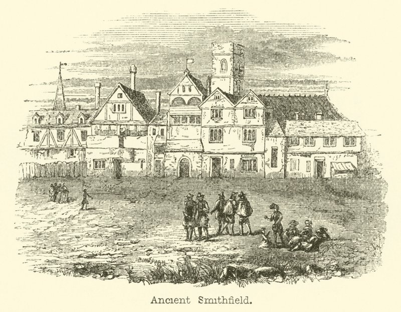 Ancient Smithfield (rytina) od English School
