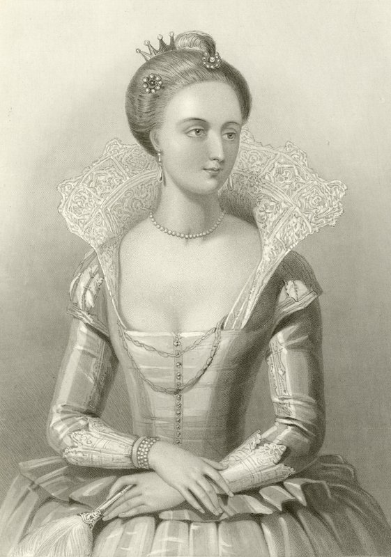 Anna Dánská, královna krále Jakuba I od English School