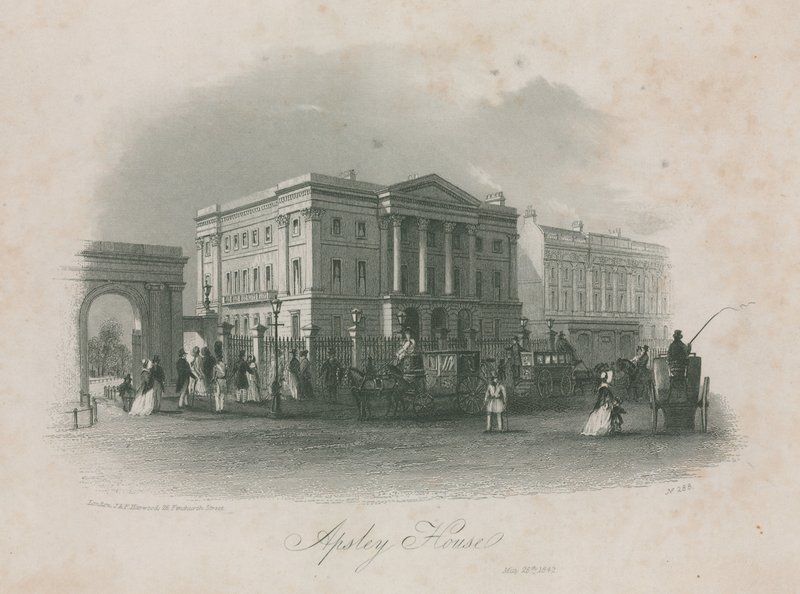 Apsley House, Hyde Park Corner, Londýn od English School