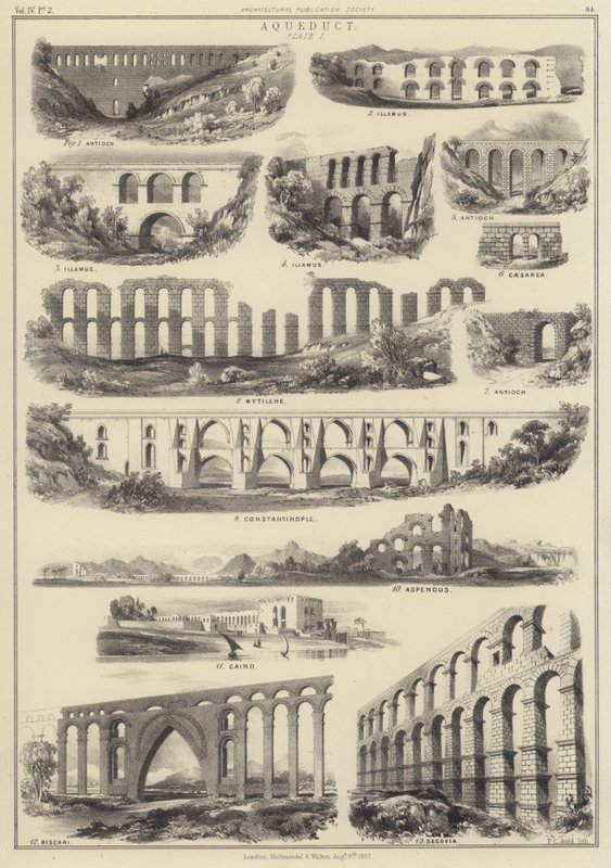 Akvadukty (litho) od English School