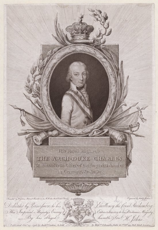 Arcivévoda Karel, vévoda těšínský, rakouský voják od English School