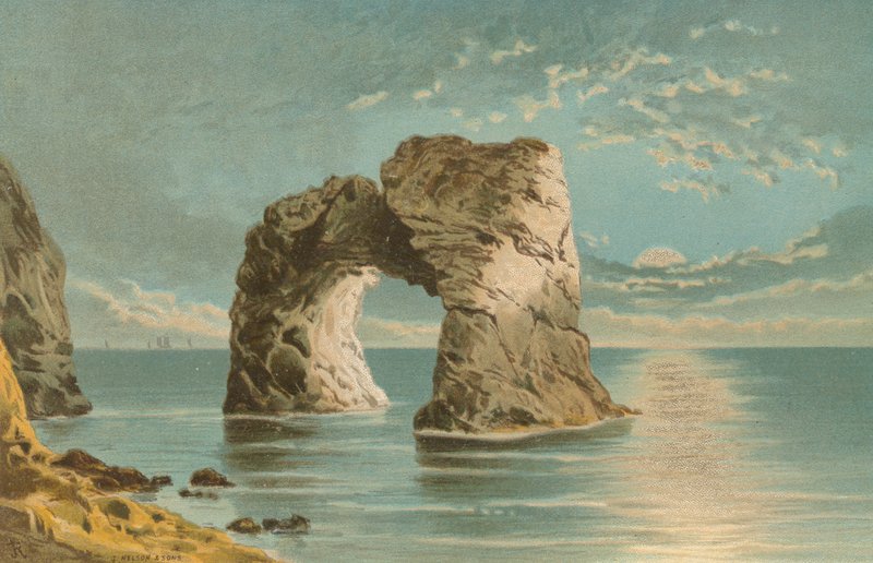 Arched Rock, sladkovodní zátoka - Isle of Wight od English School