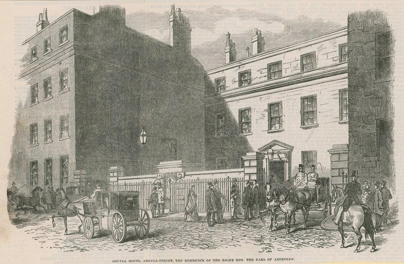 Argyll House, Argyll Street, Londýn od English School