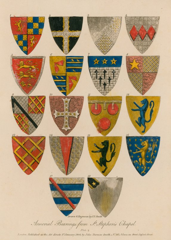 Armorální ložiska z kaple svatého Štěpána od English School