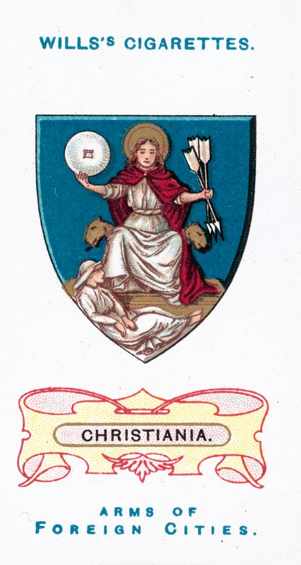 Arms of Christiania (chromolit) od English School