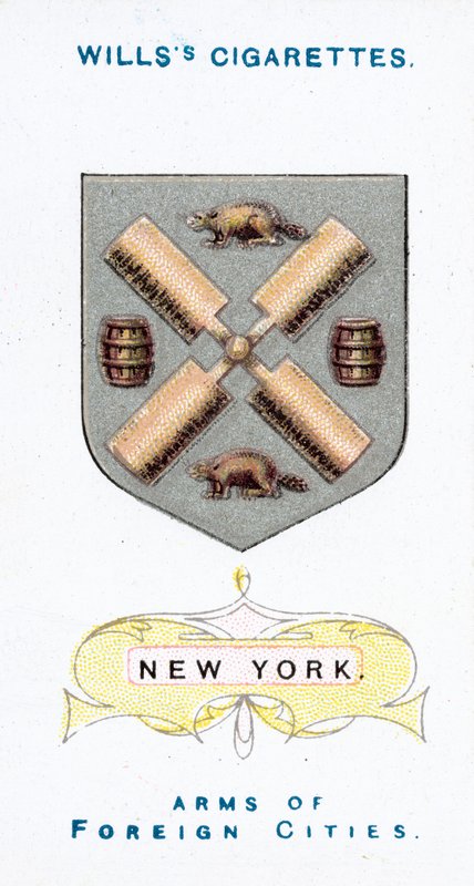Arms of New York (chromolitho) od English School