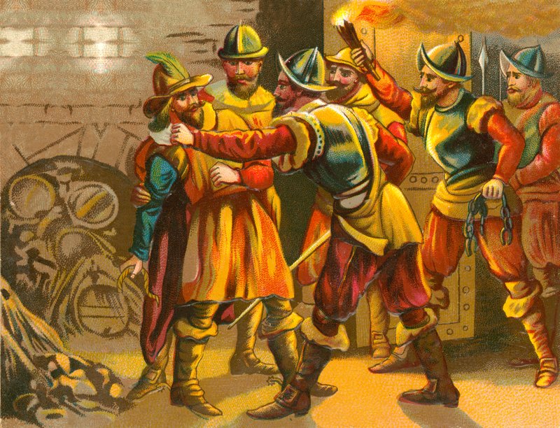 Zatčení Guye Fawkese od English School