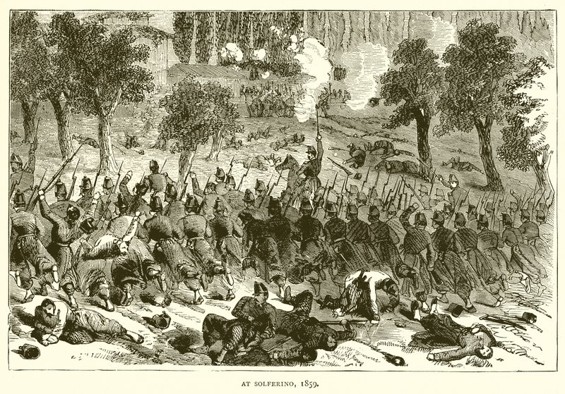 V Solferinu, 1859 od English School