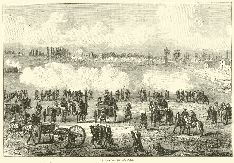 Útok na Le Bourget, prosinec 1870 od English School